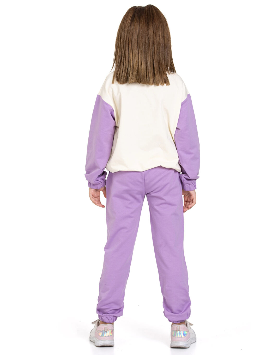 Lila Focus On Good Baskılı Takım 74454-1