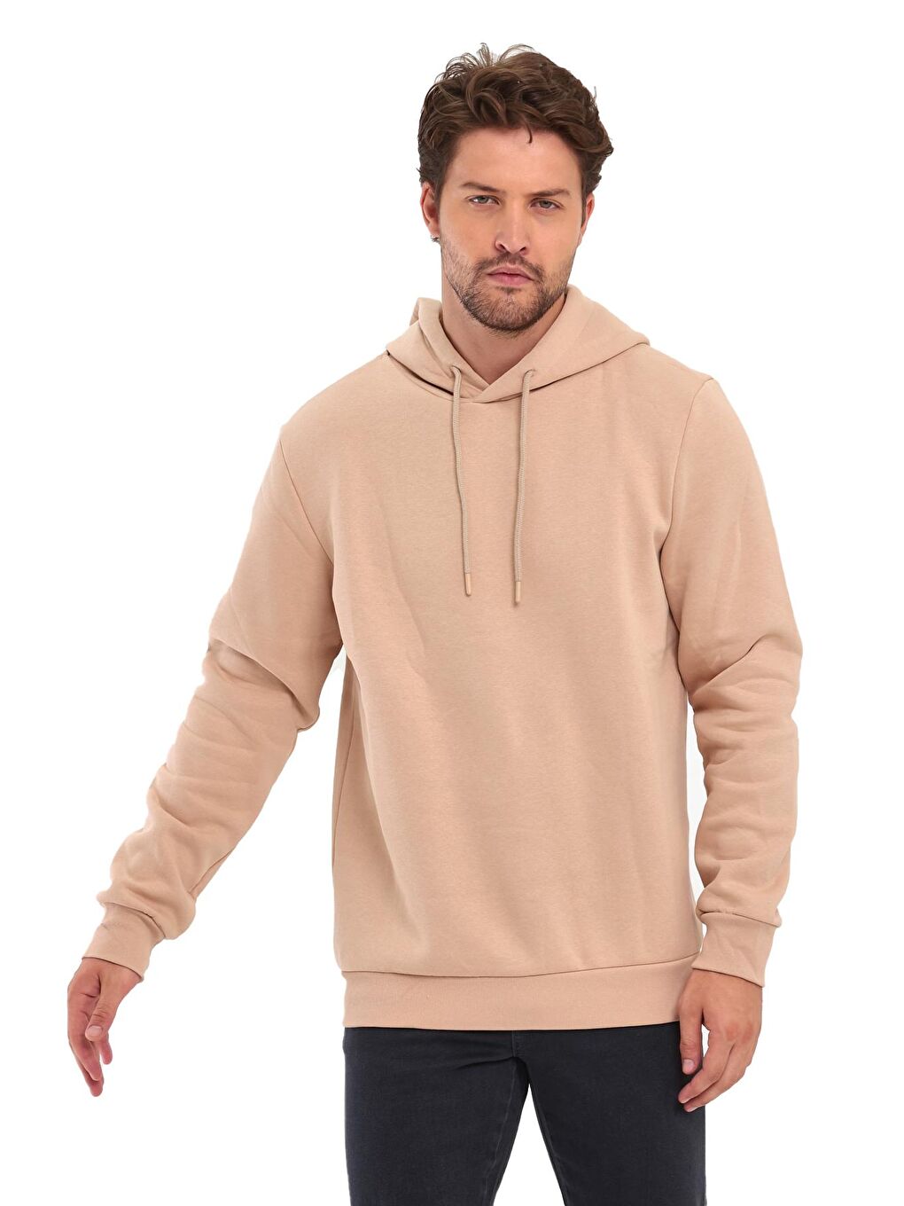 Rodi Bej 3 İplik Bisiklet Yaka Erkek Sweatshirt