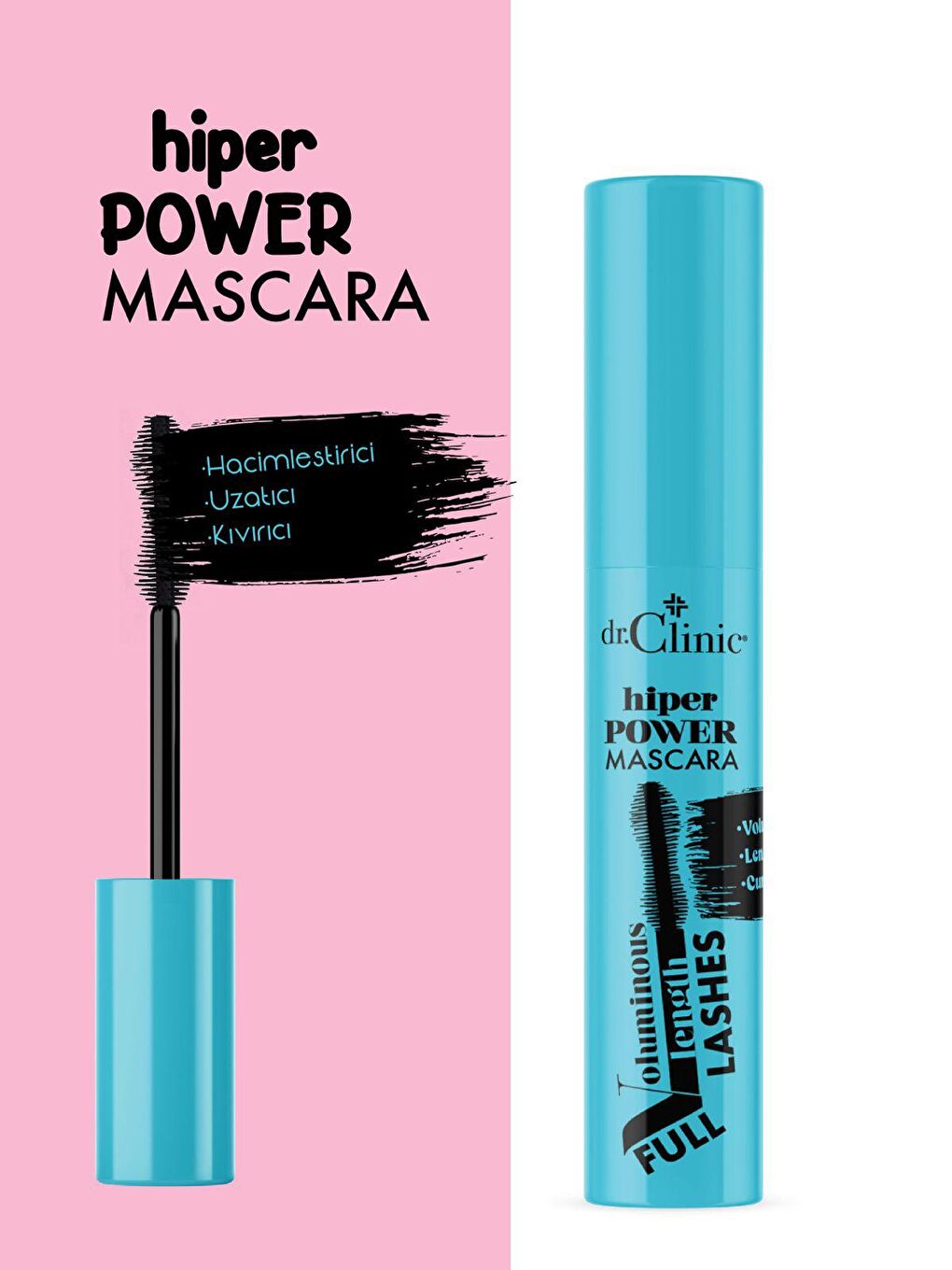 Dr. Clinic Şeffaf Hiper Power Mascara