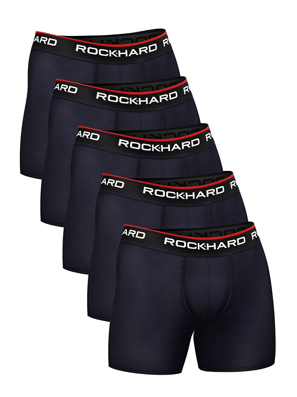 ROCKHARD Lacivert Erkek Basic Boxer 5'li Paket