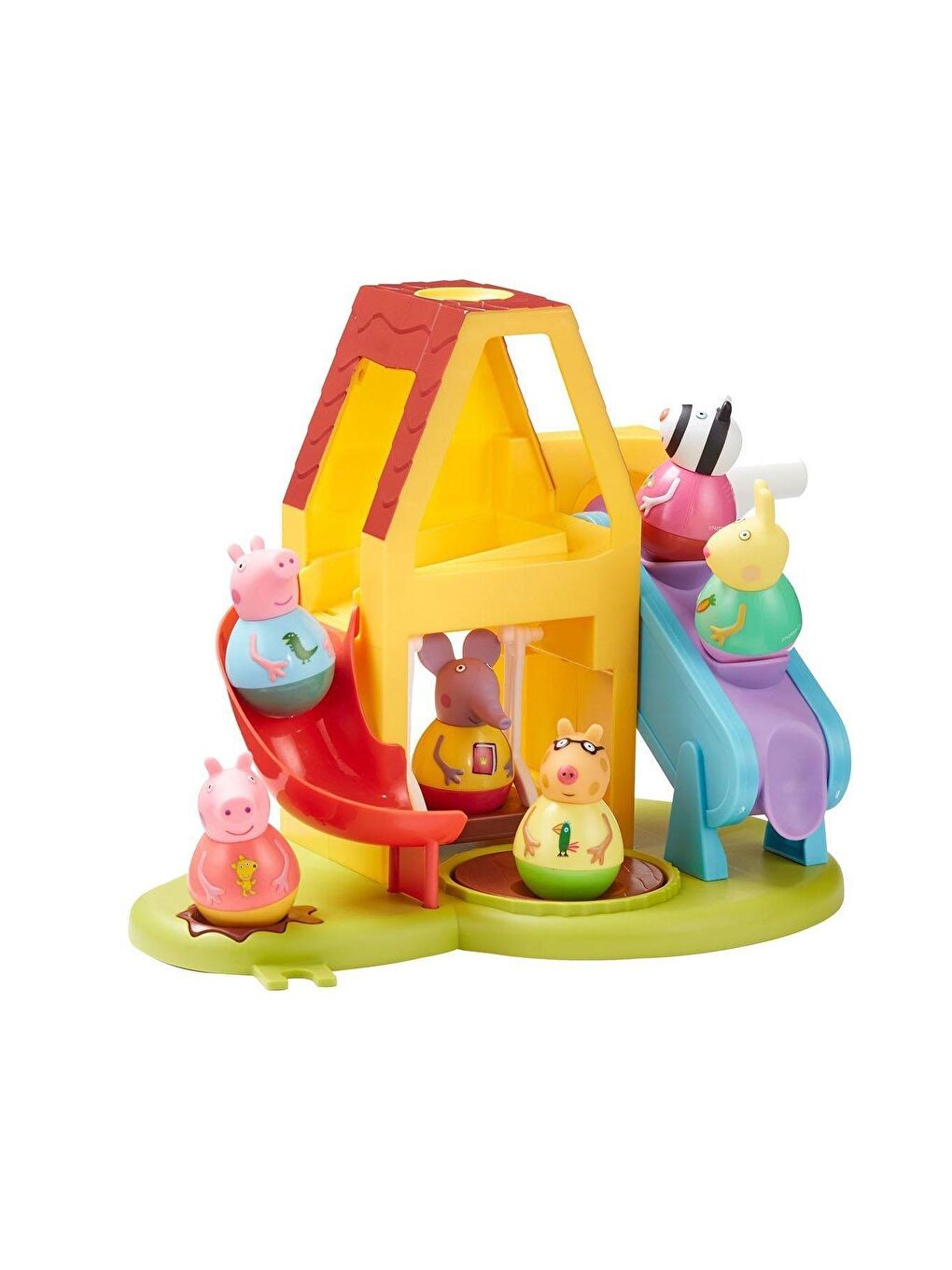 Peppa Pig Beyaz-Renklibaskı Weebles Oyun Seti-7483