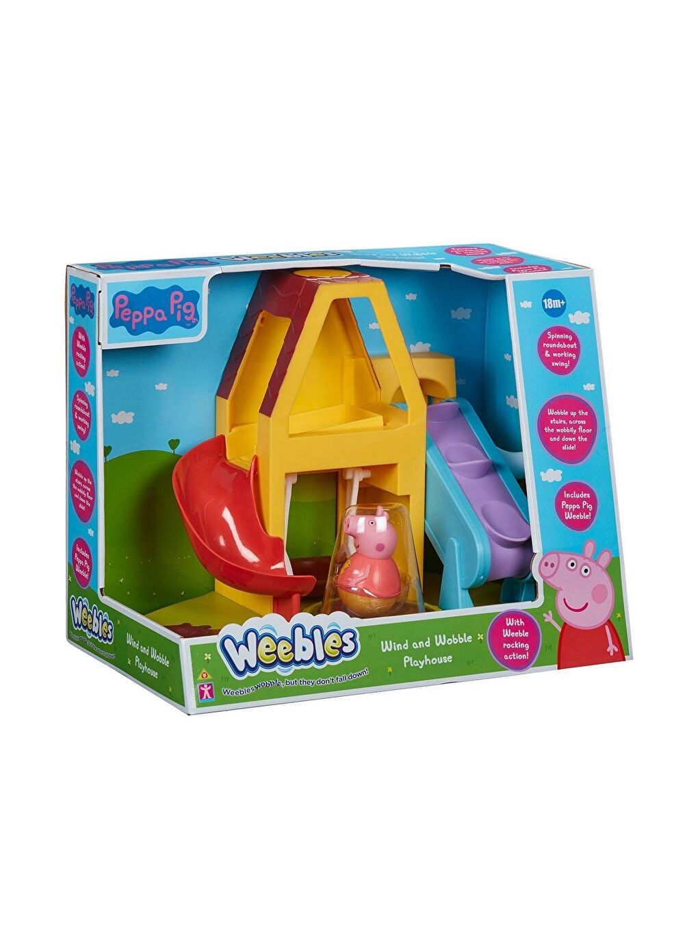 Peppa Pig Beyaz-Renklibaskı Weebles Oyun Seti-7483 - 1