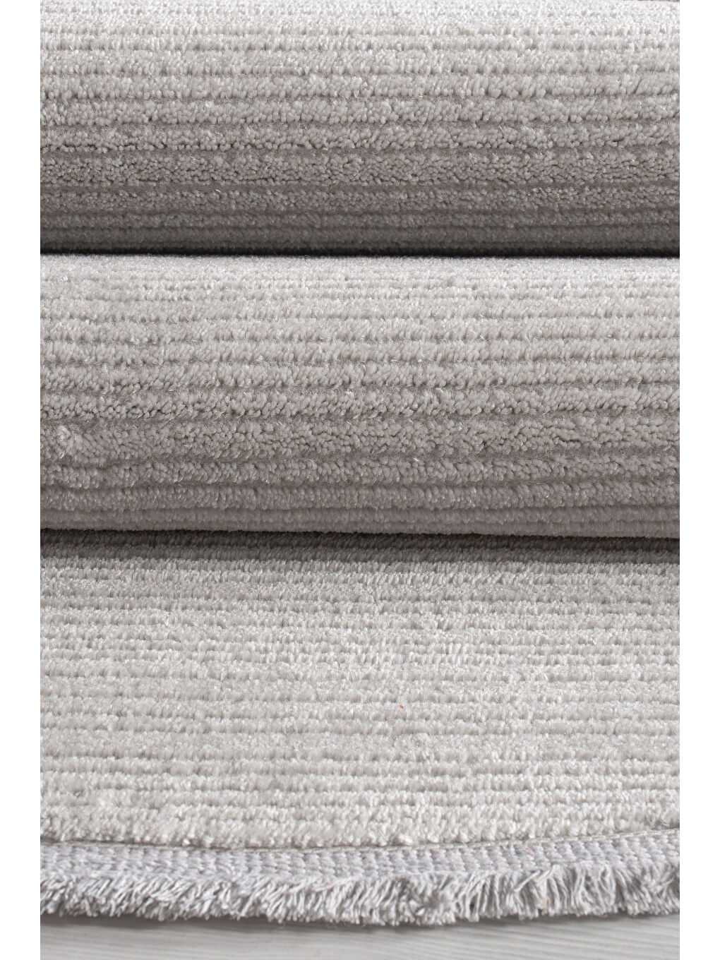 Gri Leo 2972 Modern Dokuma Yuvarlak Halı-100x100 (Yuvarlak)-1