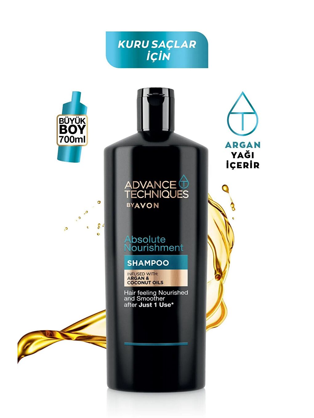 Advance Techniques Argan Yağı İçeren Şampuan Saç Kremi ve Saç Serum Paketi-1