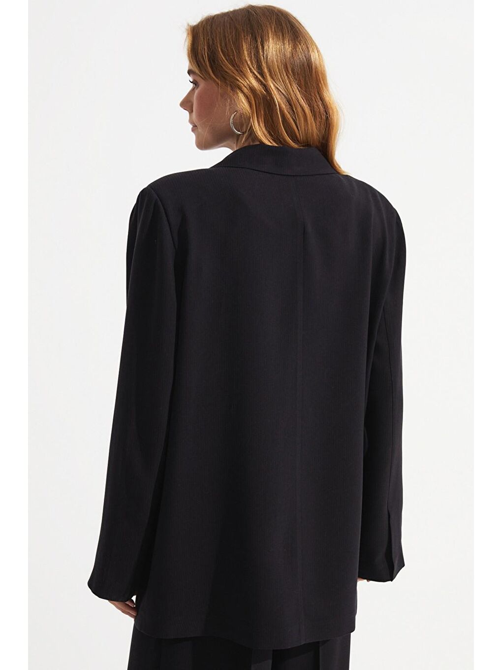 Siyah Mono Kapama Ceket-3