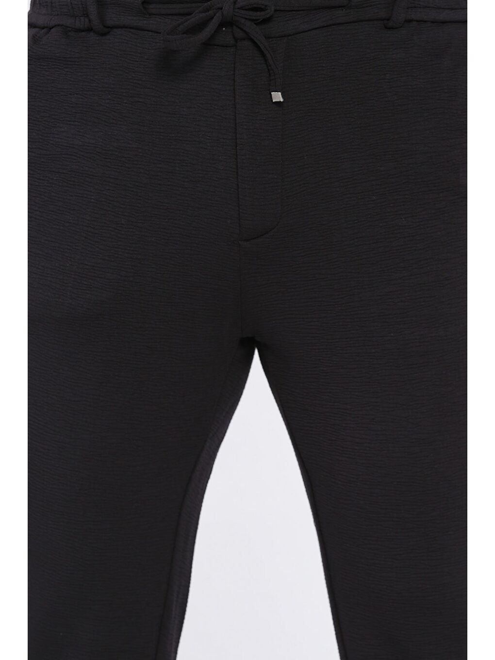 Lacivert Bel Lastikli Jogger Pantolon-3