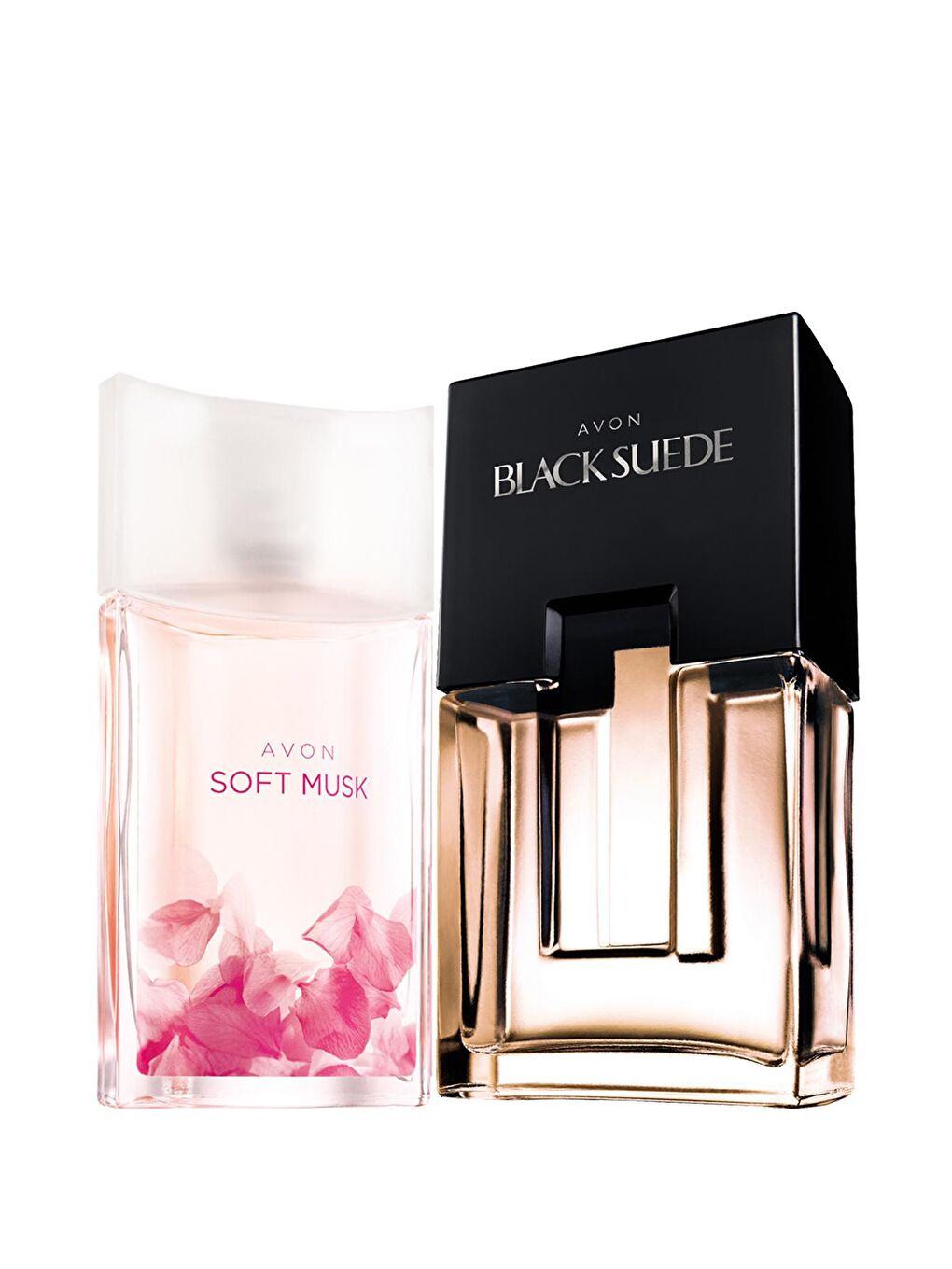 AVON Renksiz Black Suede Erkek Parfüm ve Soft Musk Kadın Parfüm Paketi