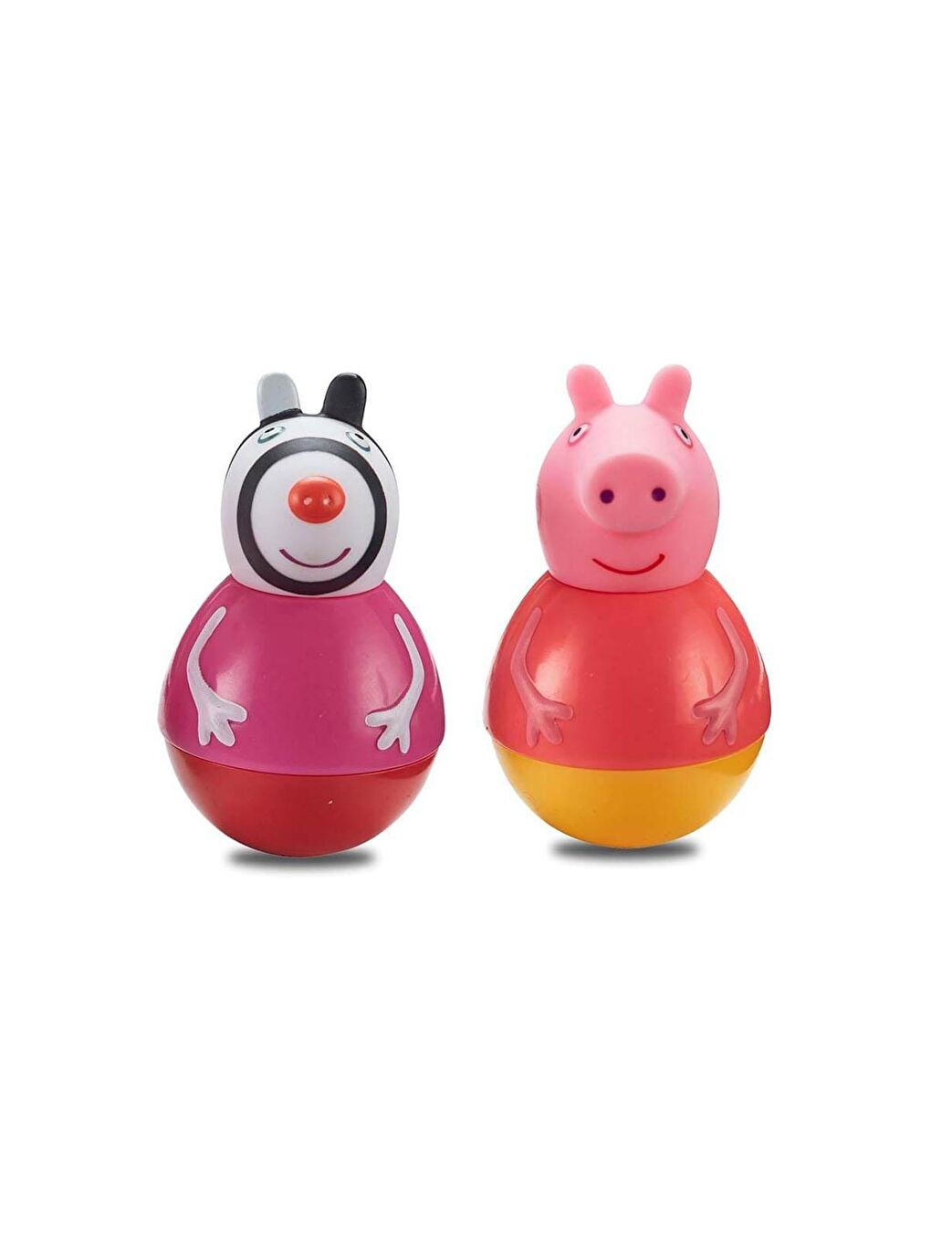 Peppa Pig Beyaz-Renklibaskı Weebles 2'li Paket-7666 - 3