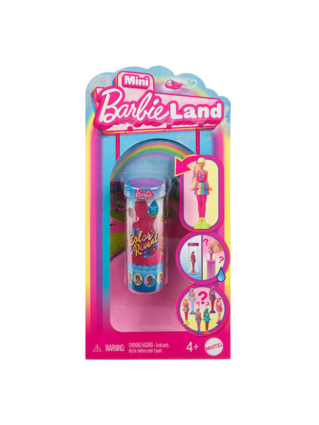 BARBIE Renksiz Mini Barbieland Color Reveal Bebekler HYF28