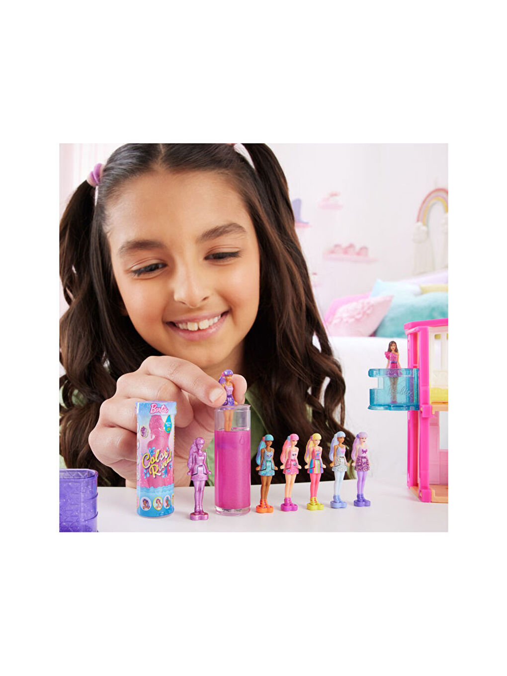 BARBIE Renksiz Mini Barbieland Color Reveal Bebekler HYF28 - 3