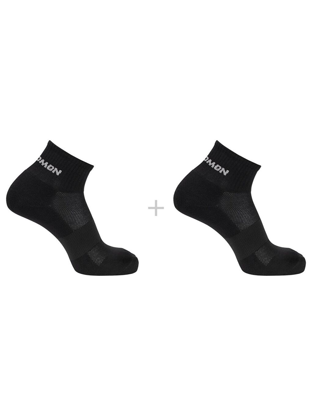 Salomon Siyah Evasion Ankle 2 Pack Unisex Siyah Çorap