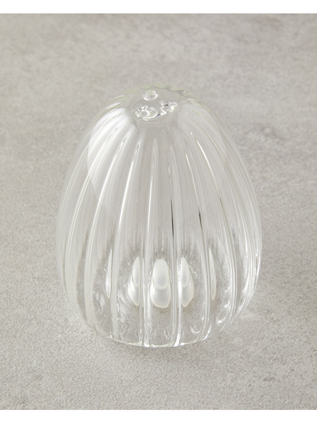 Renksiz Octavia Borosilikat-Akasya 2'li Tuzluk - Biberlik 6x8 cm Şeffaf-2