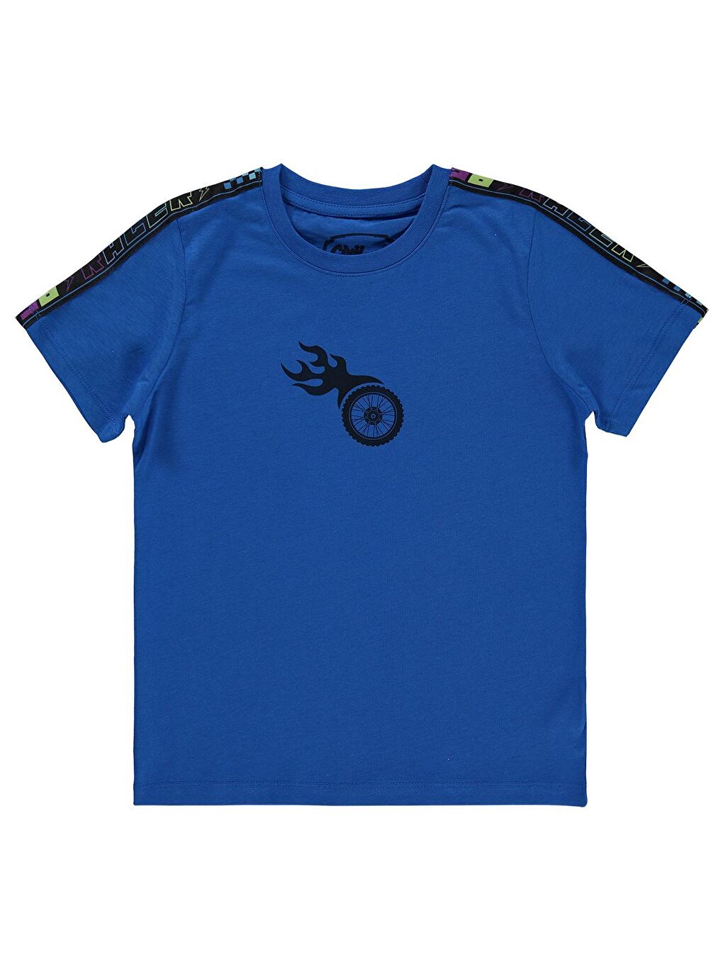 Erkek Çocuk Tişört 10-13 Yaş Koyu Turkuaz