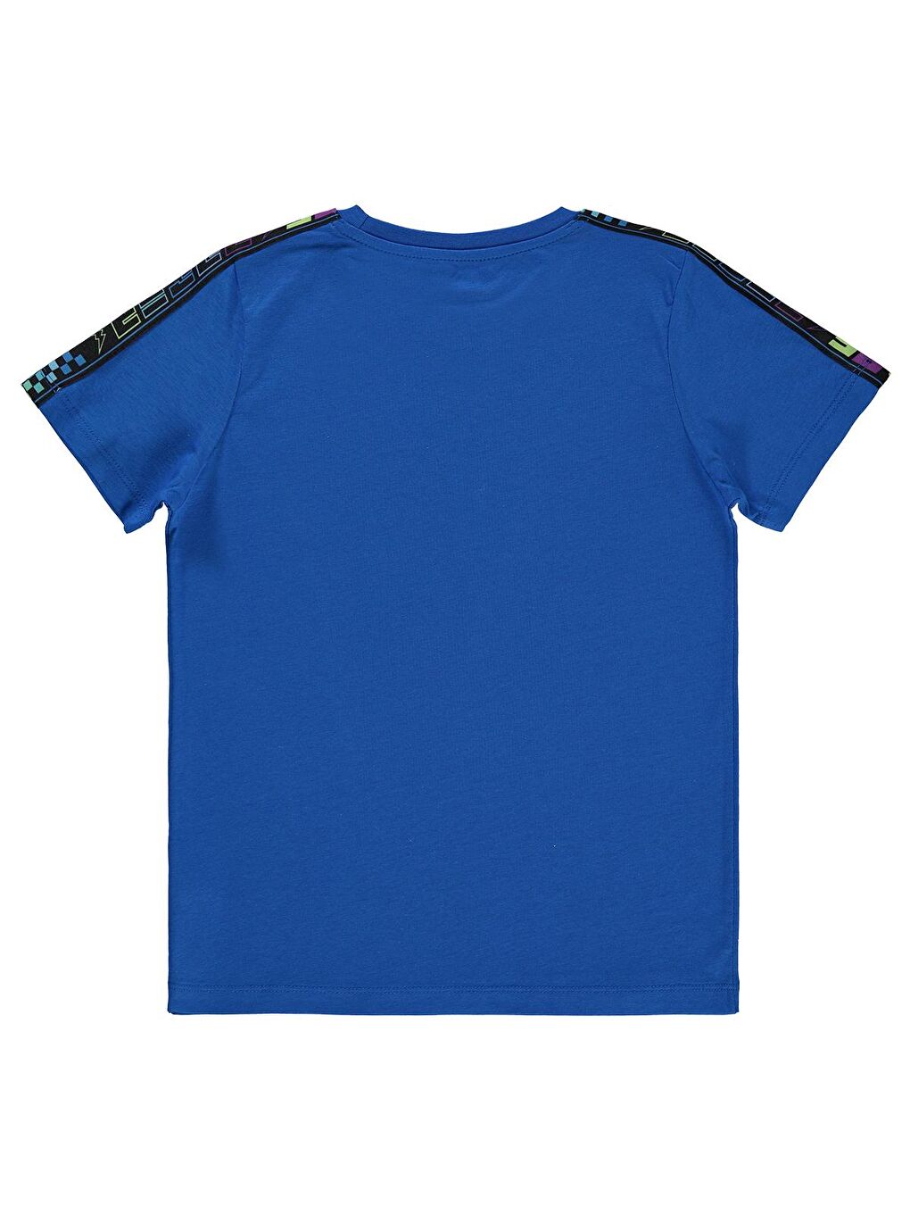 Erkek Çocuk Tişört 10-13 Yaş Koyu Turkuaz-1