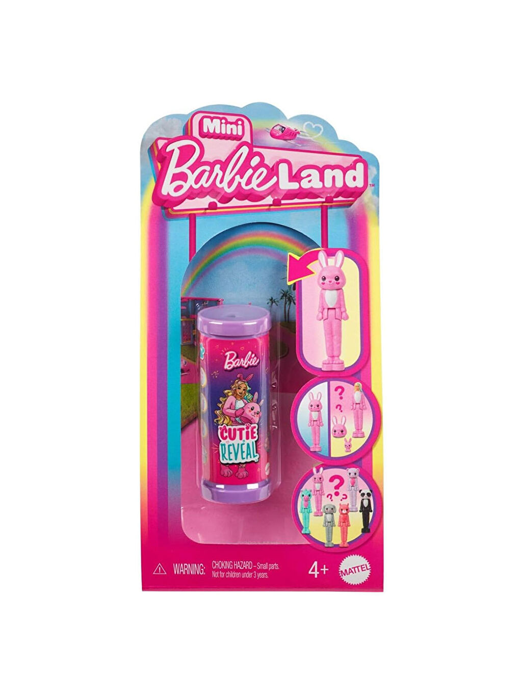 BARBIE Renksiz Mini Barbieland Cutie Reveal Bebekler HYM25