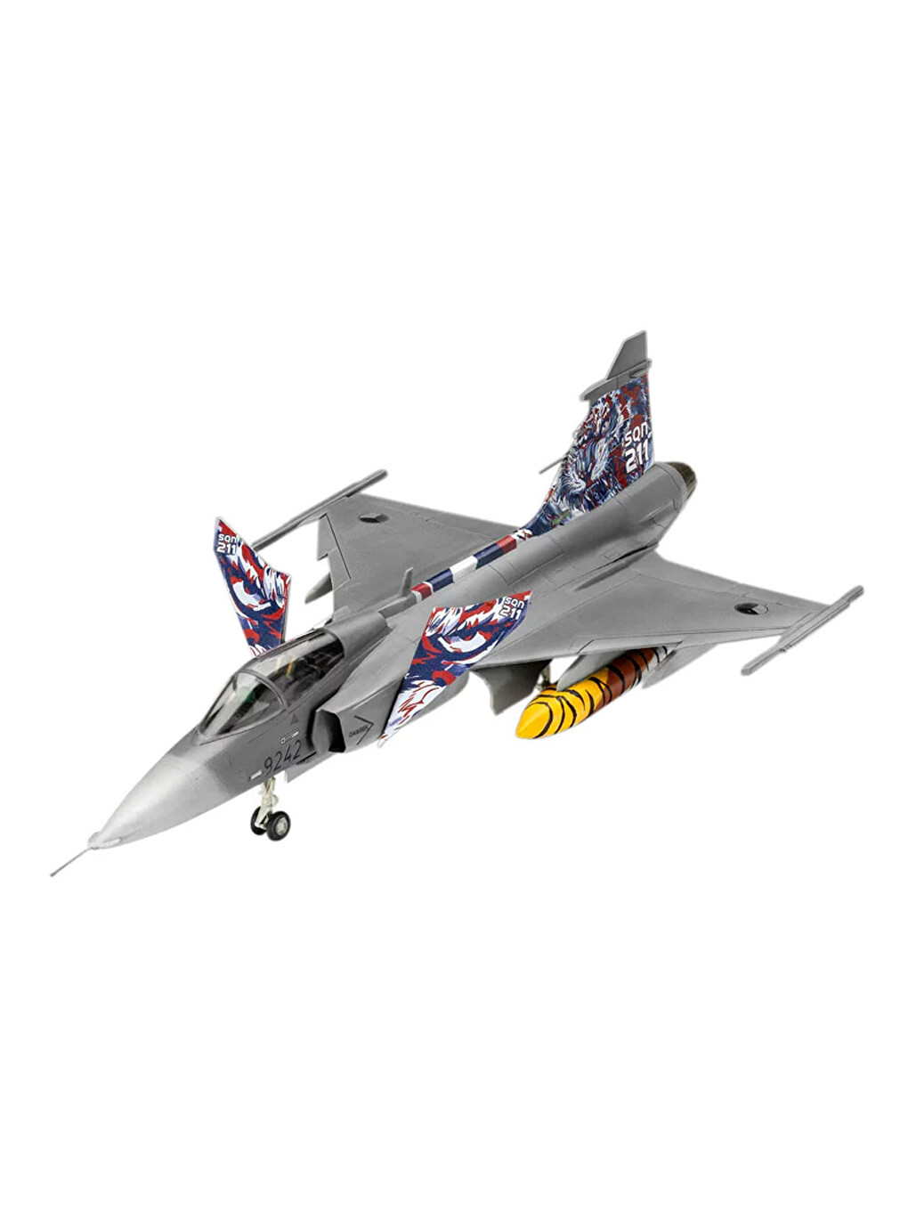 Model Set Uçak Saab Jas-39c Gripen 63776-2