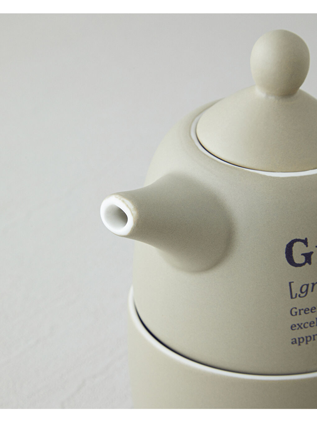 Green Tea New Bone China Demlik Seti 300 ml Yeşil-2