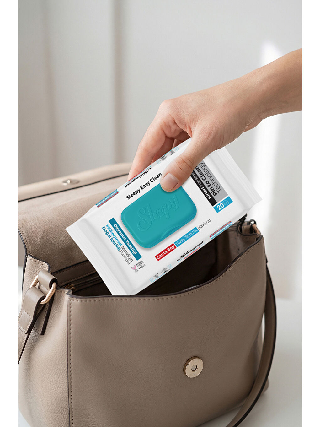 Easy Clean Okyanus Tazeliği Yüzey Temizlik Havlusu Çanta Boy 6x20 (120 Yaprak)-4