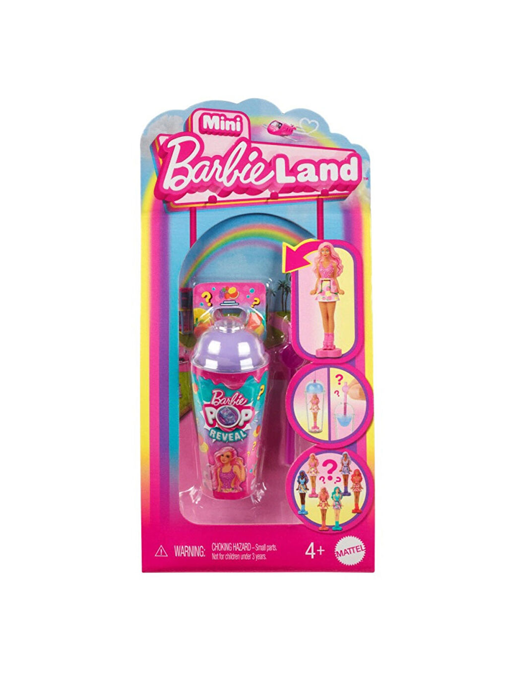 BARBIE Renksiz Mini Barbieland Pop Reveal Bebekler HYM26