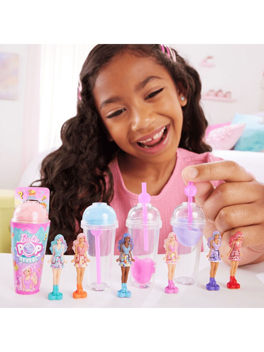 BARBIE Renksiz Mini Barbieland Pop Reveal Bebekler HYM26 - 1