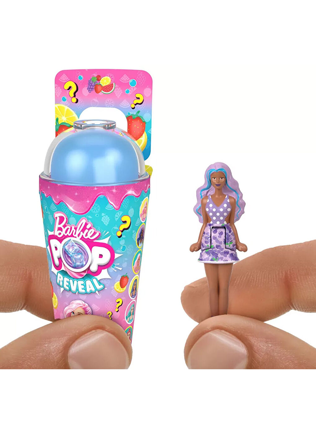 BARBIE Renksiz Mini Barbieland Pop Reveal Bebekler HYM26 - 2