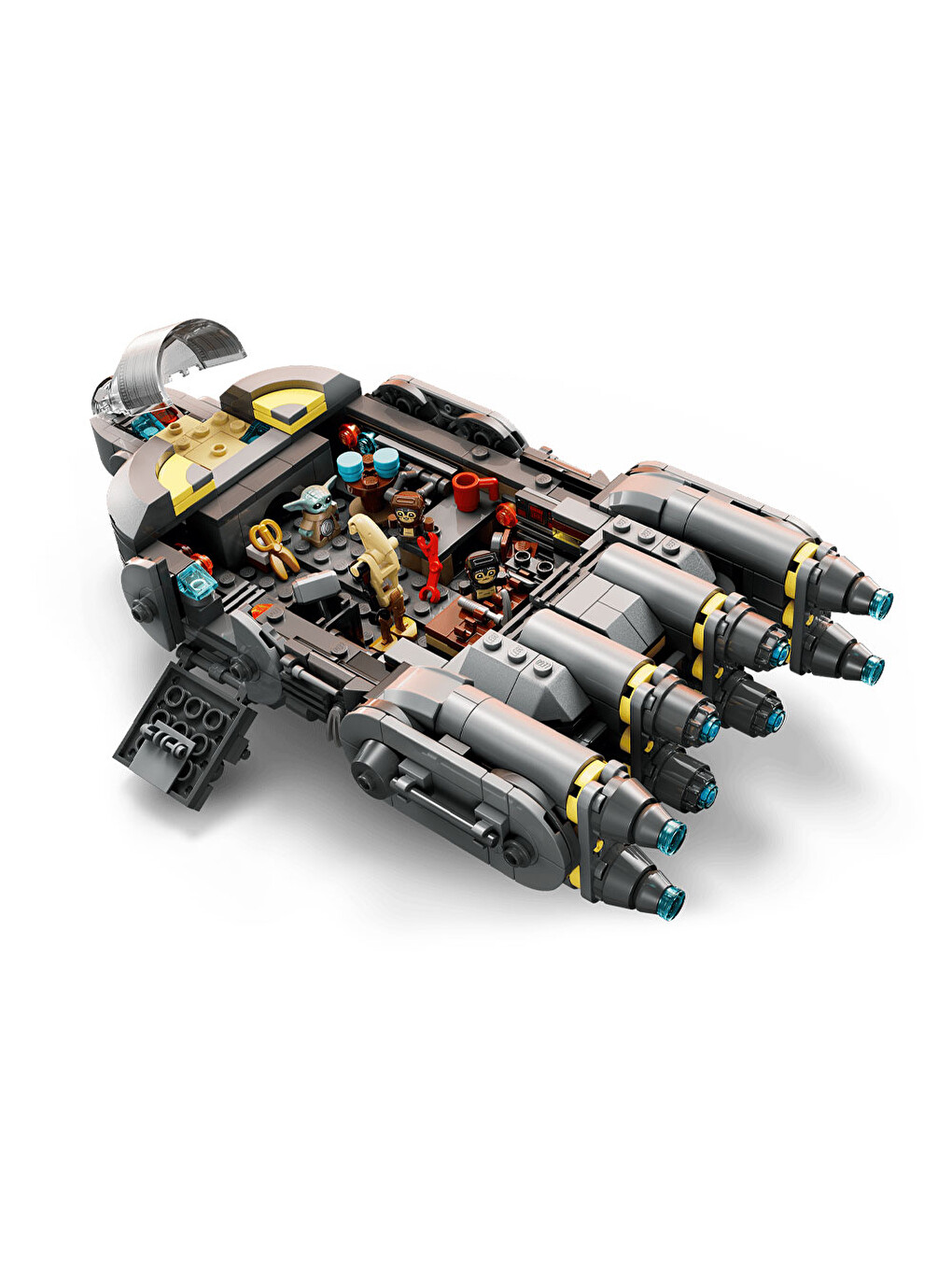Star Wars: Mandalorian Ve Grogu Anzellan Starship’i 75445-4