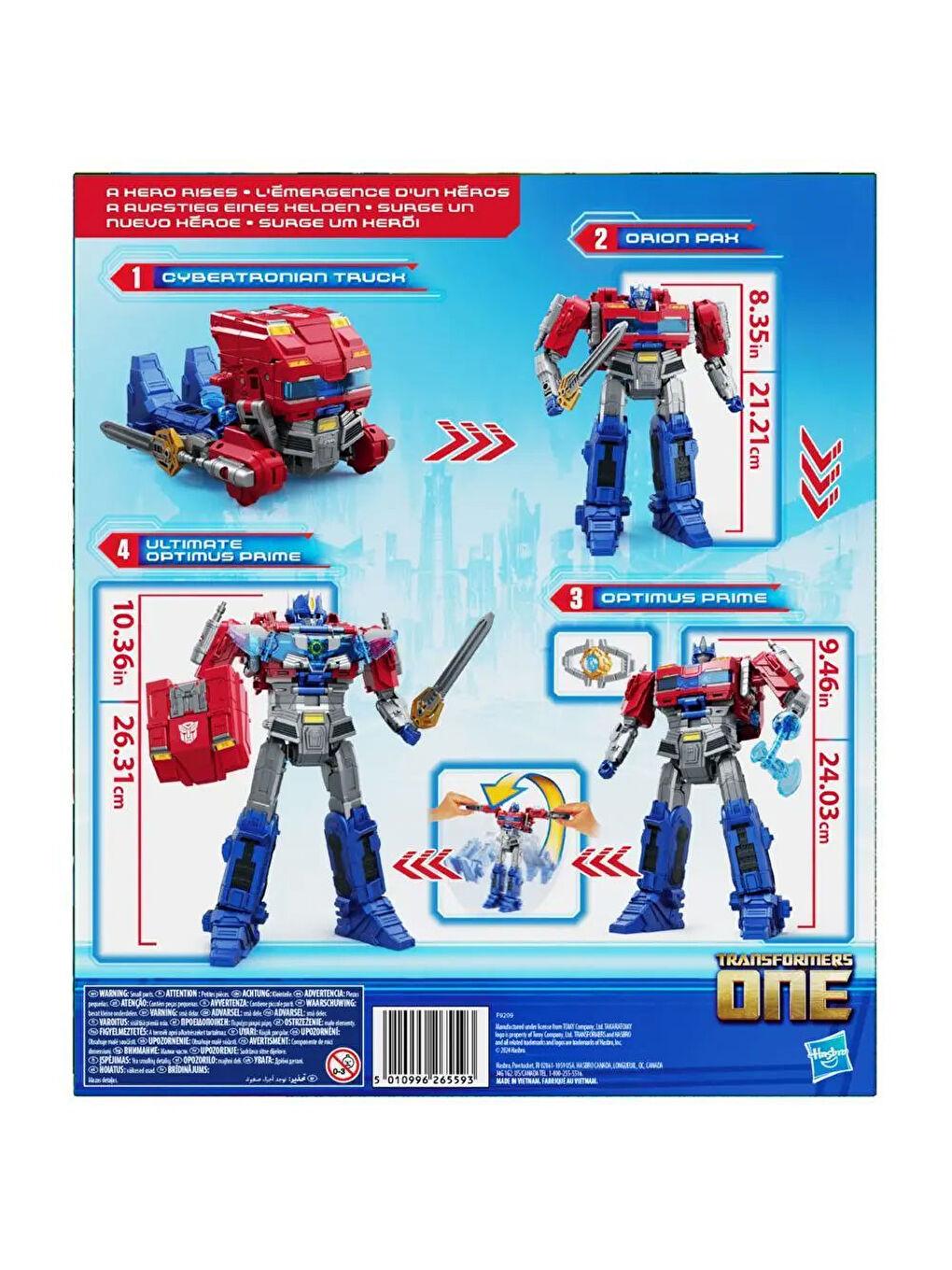 Transformers One Elektronik Optimus Prime F9209 - 8