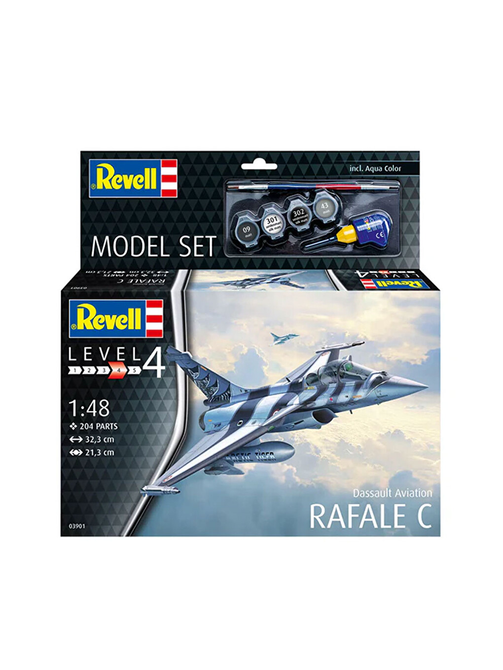 Model Set Uçak Dassault Aviation Rafale C 63901-1