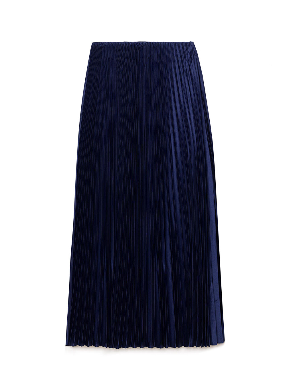 Lacivert Piliseli Etek-1