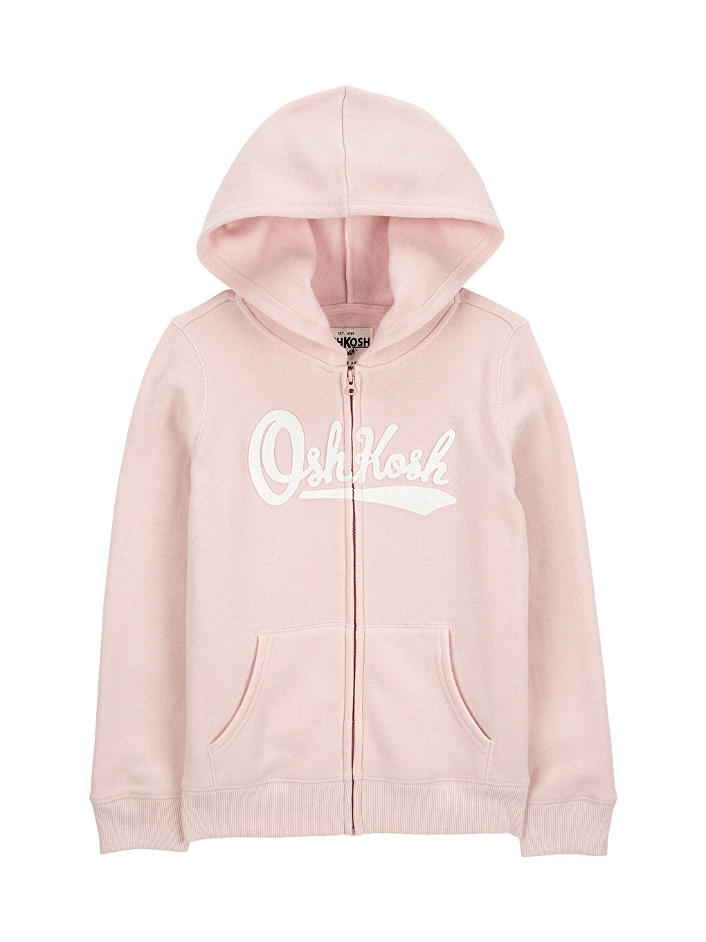 Oshkosh Pembe Kız Çocuk Kapüşonlu Fermuarlı Sweatshirt