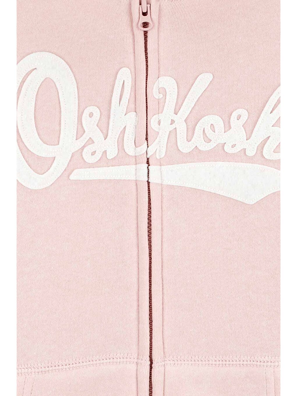 Oshkosh Pembe Kız Çocuk Kapüşonlu Fermuarlı Sweatshirt - 1