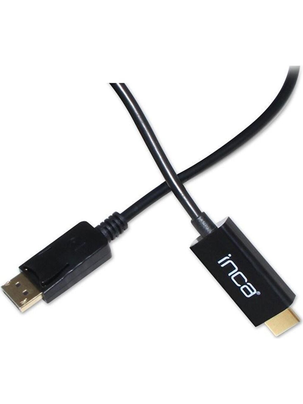 Inca Siyah IDPH-01 IDPH-18T Displayport to HDMI 1,8m Kablo Kutulu - 3