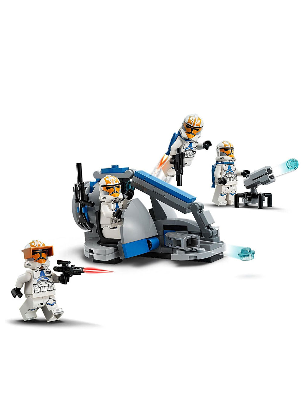 Lego Renksiz Star Wars 332. Ahsokanın Klon Trooperı Savaş Paketi 75359 - 6