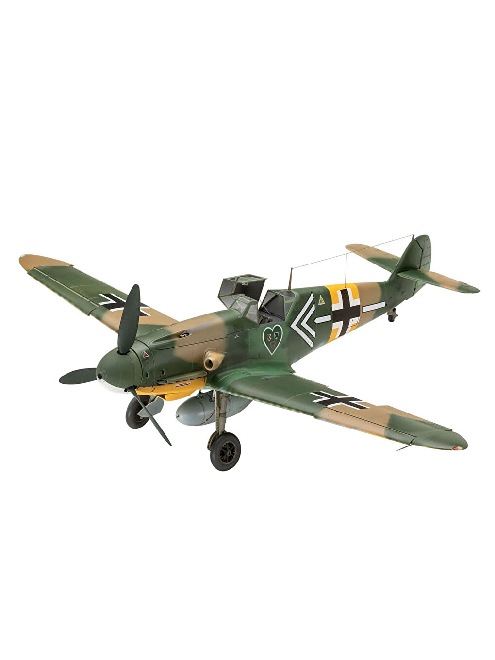 Model Set Uçak Messerschmitt Bf109 G-2/4 63829-1