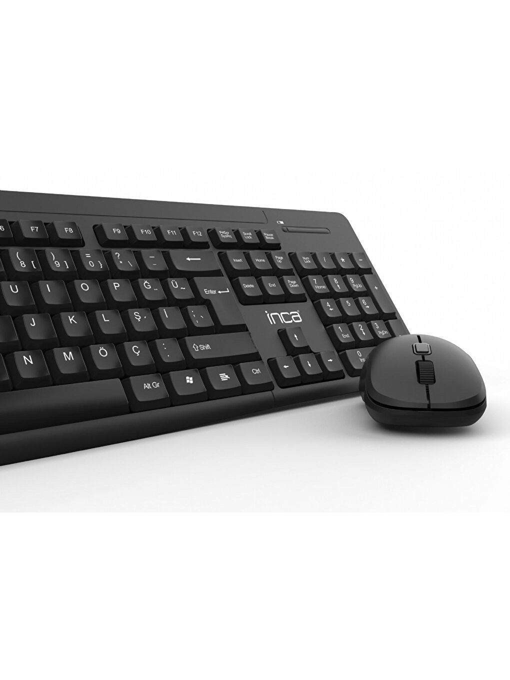 Inca Siyah IWS-538 Wireless Slim Dizayn Soft Touch Q Klavye & Mouse Set - 2