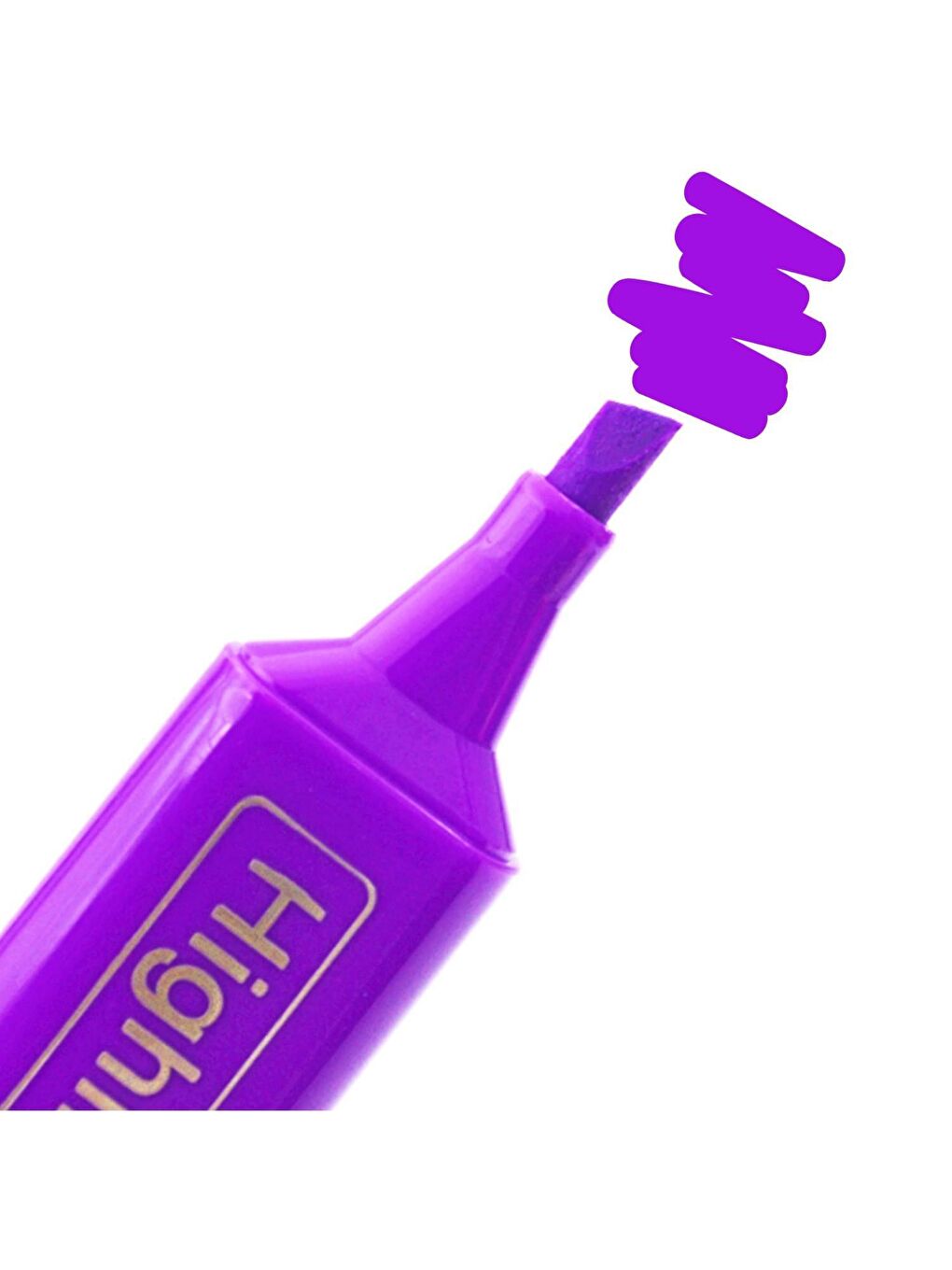 Fosforlu Kalem Neon LN-1029 Mor 12 Adet-4