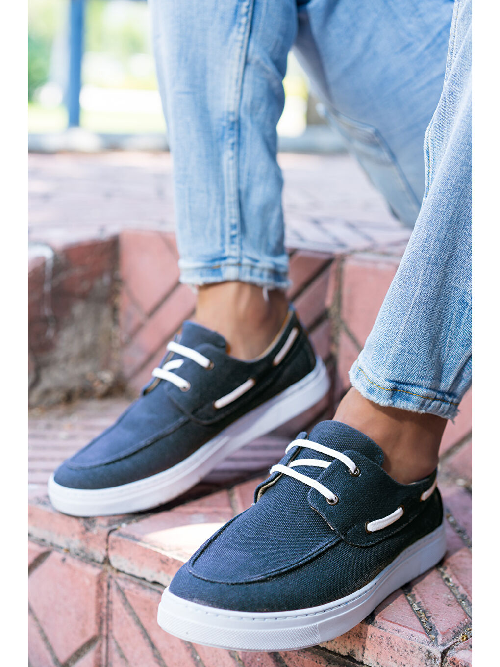 ERICA 2FX Lacivert Erkek Marin Ayakkabı-5