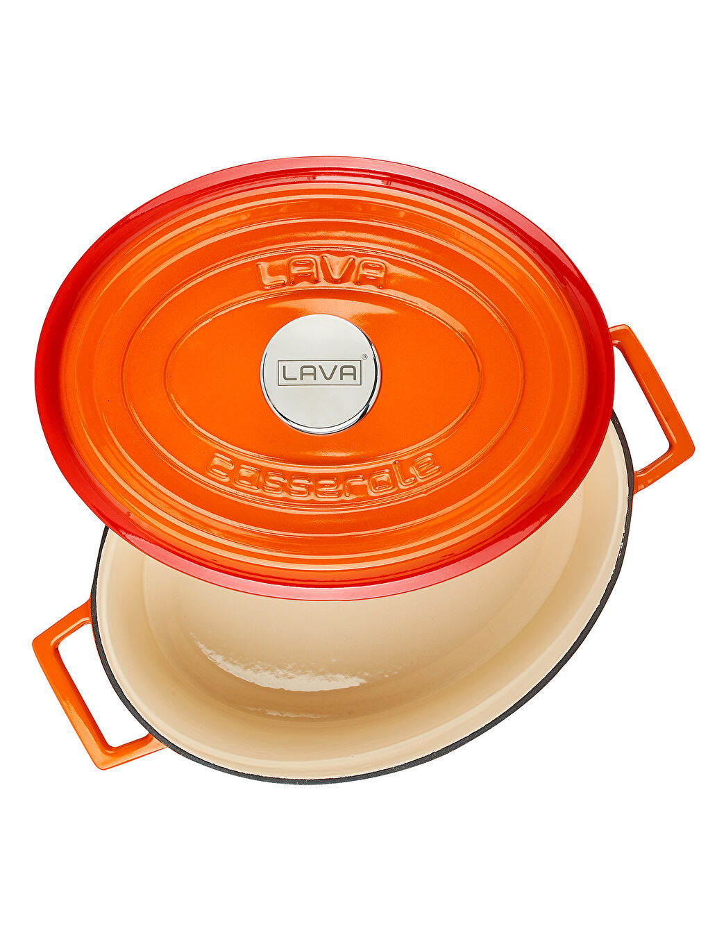 Turuncu Oval Tencere Edition Serisi Ölçü 25x31 cm-2