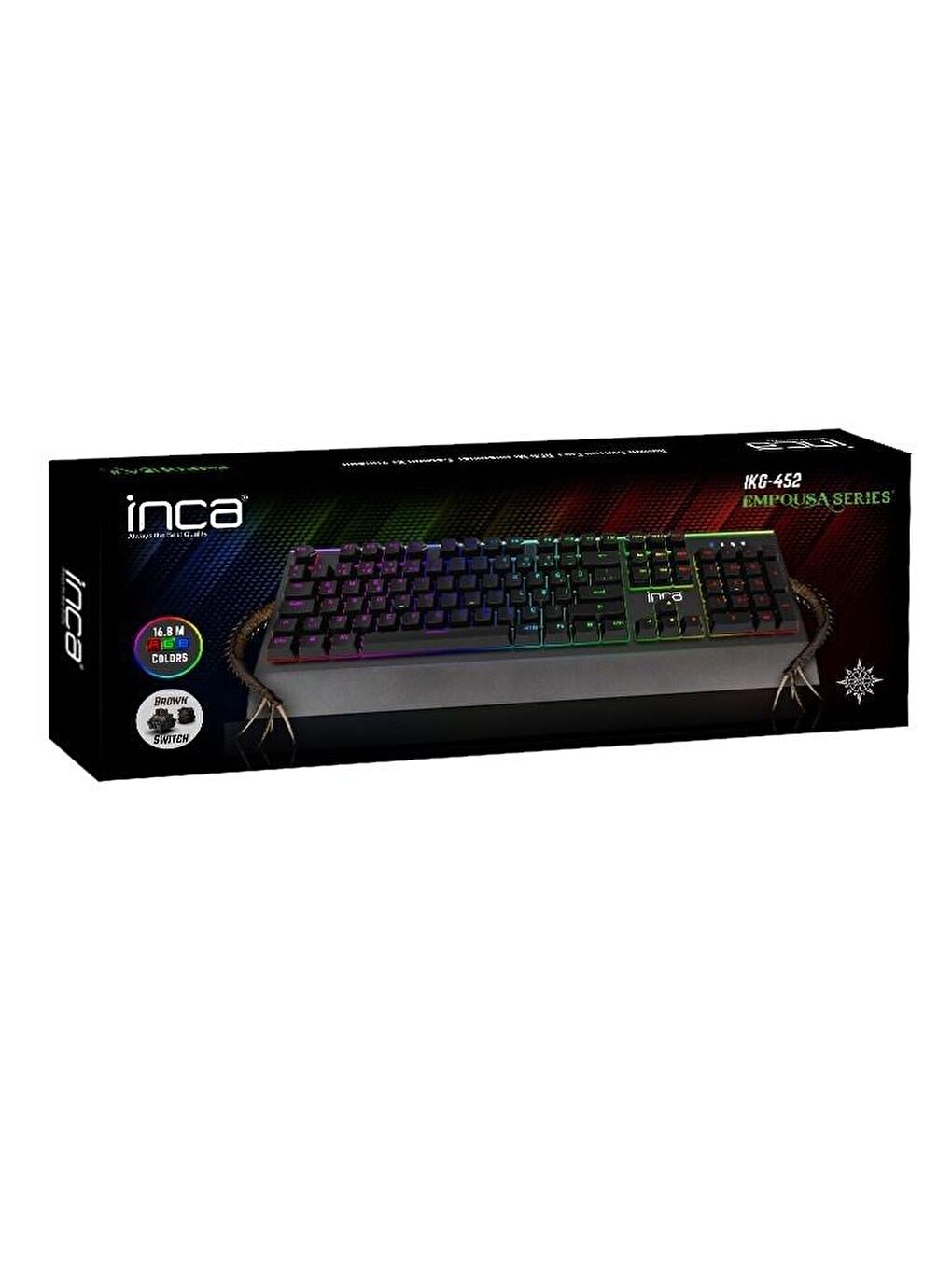 Inca IKG-451-452 Empouse II Brown Switch RGB Gaming Mekanik Klavye - 4