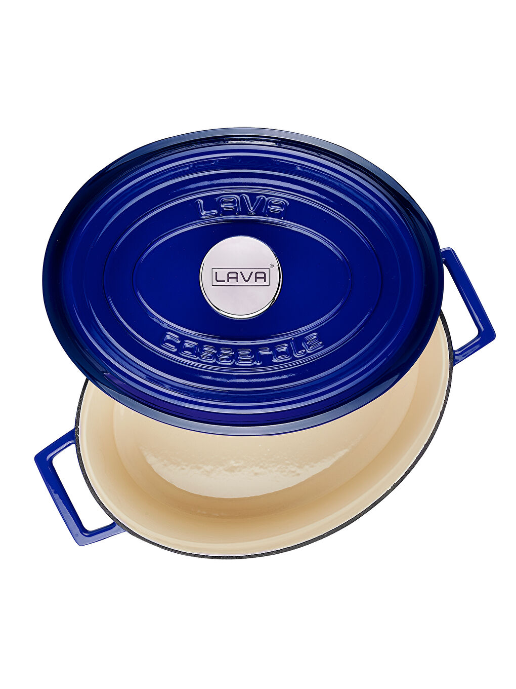 Mavi Oval Tencere Edition Serisi Ölçü 25x31 cm-2