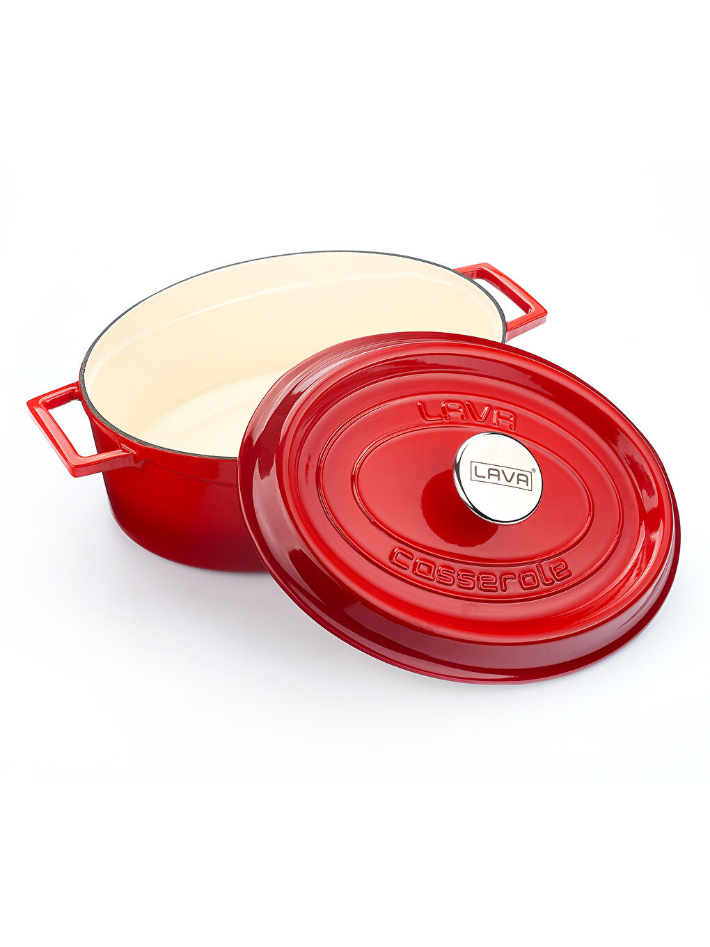 Kırmızı Oval Tencere Edition Serisi Ölçü 25x31 cm-1