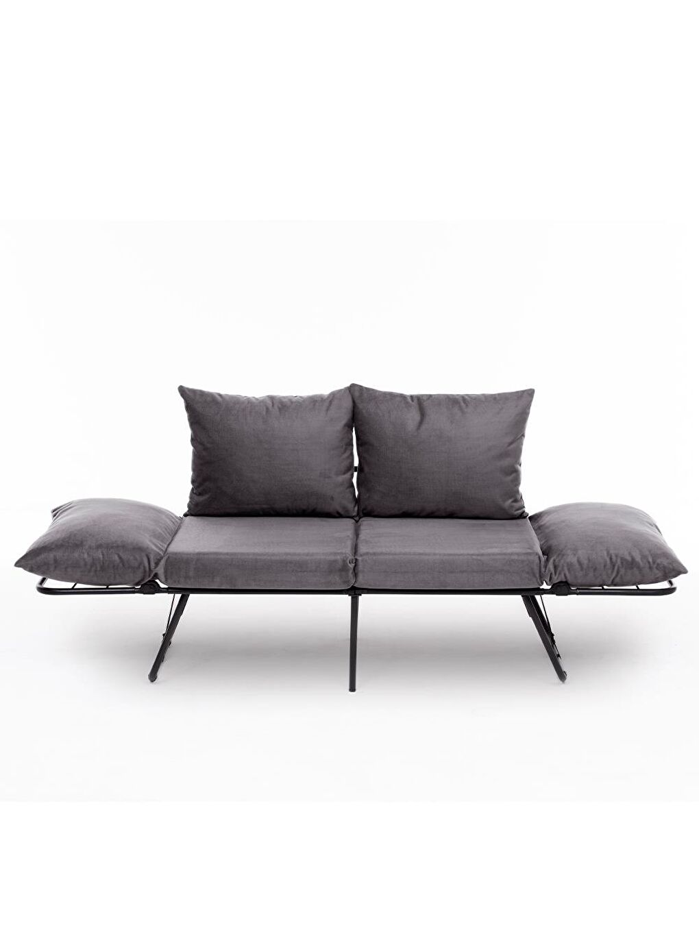 Viper İkili Katlanır Yataklı Koltuk Soho Gri-2