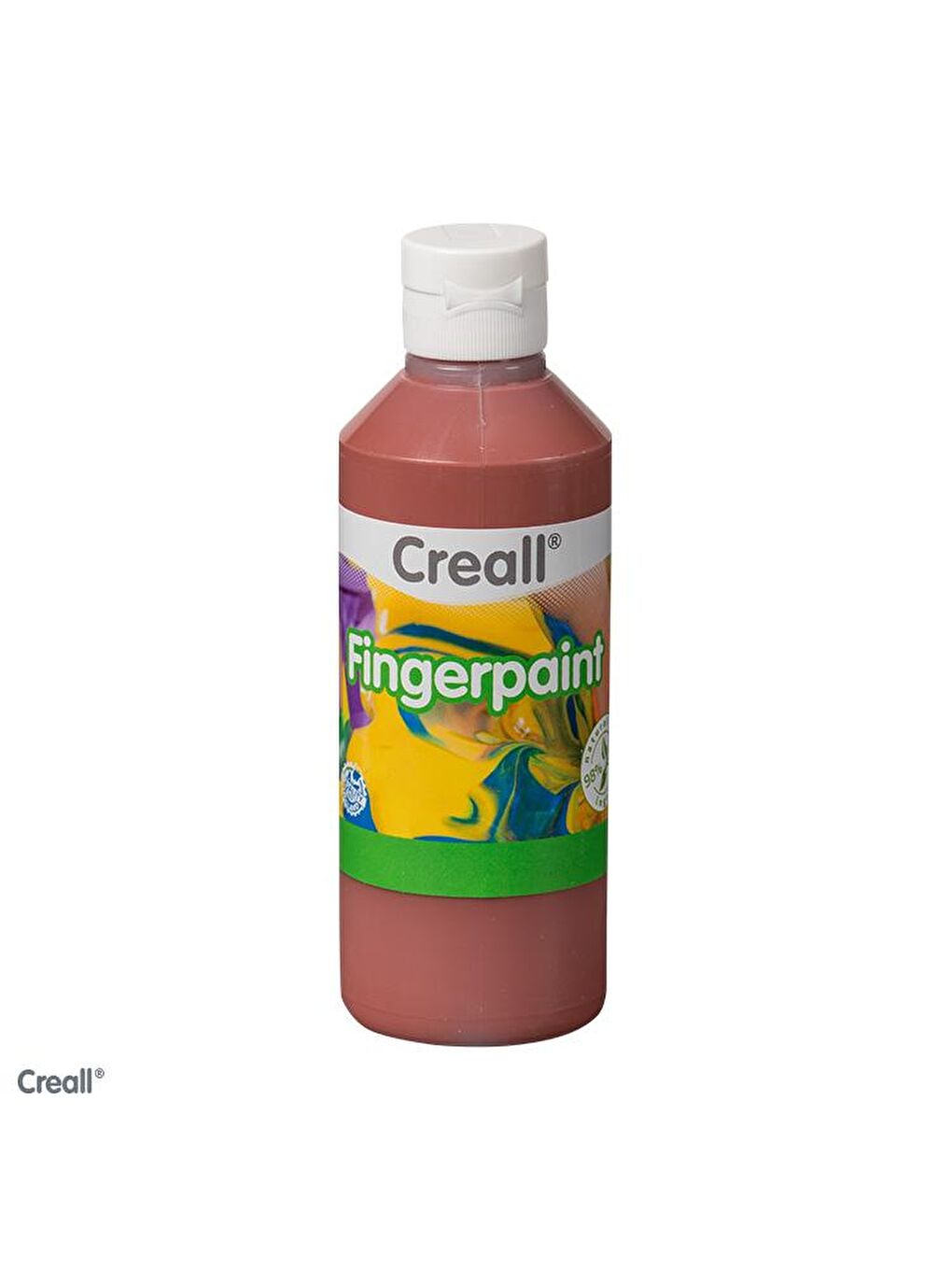 Creall Kahverengi Fingerpaint - Kahverengi 250 ml