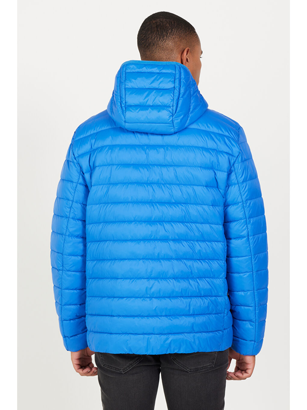 Mavi Erkek Saks Standart Fit Normal Kesim Kapüşonlu Mont-4