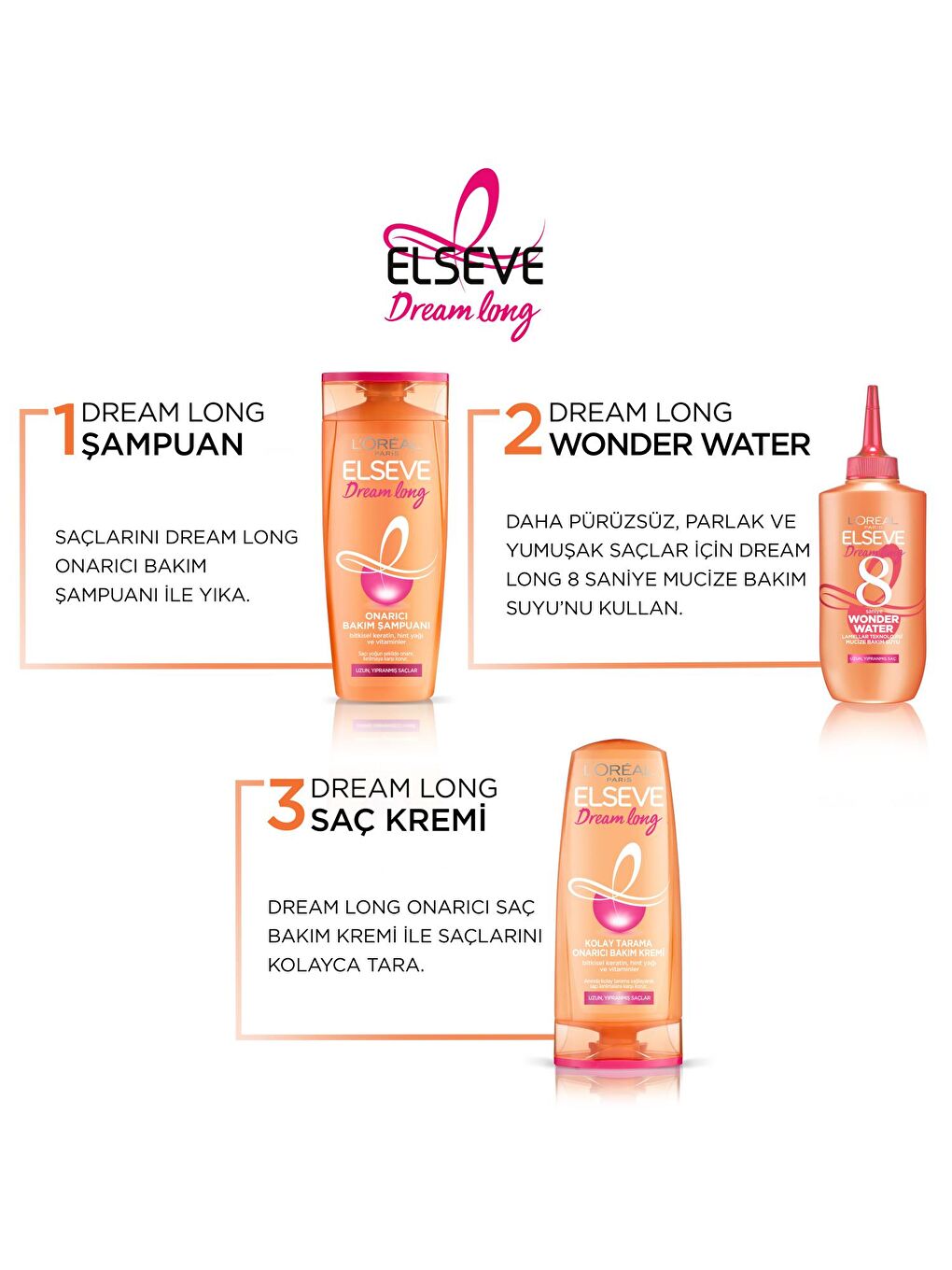 Elseve Dream Long Wonder Water Mucize Bakım Suyu 200 ml-5