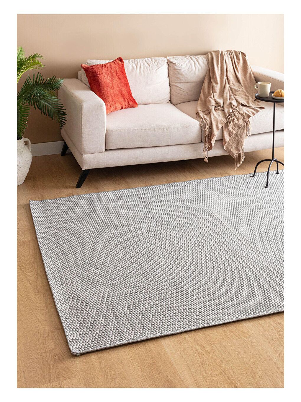 Sisal Jut Timber Gri Halı 160x230-1