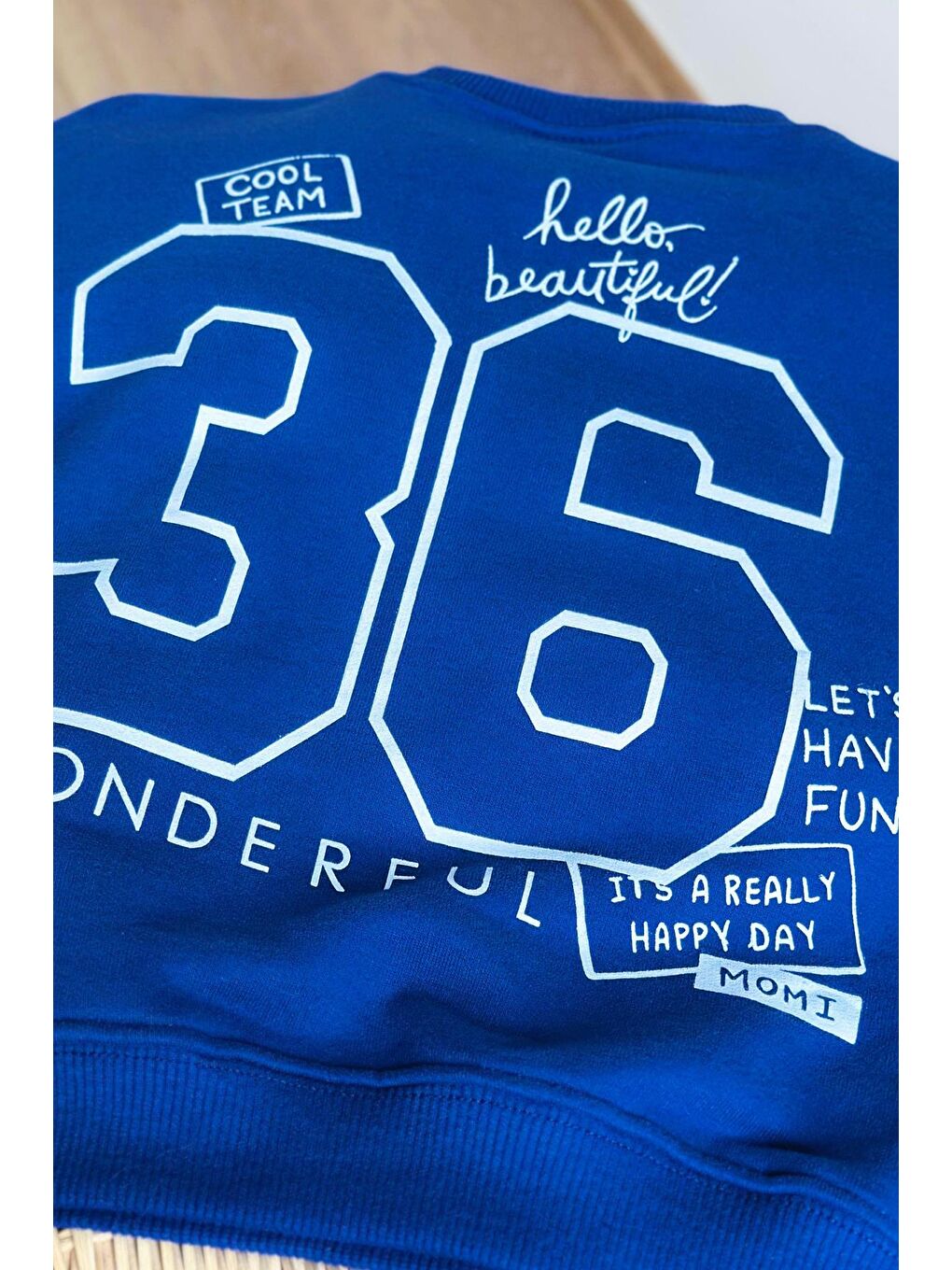 Lacivert Erkek Çocuk Baskılı 3 İplik Kumaş Kanvas Pantolonlu Alt Üst Takım-3