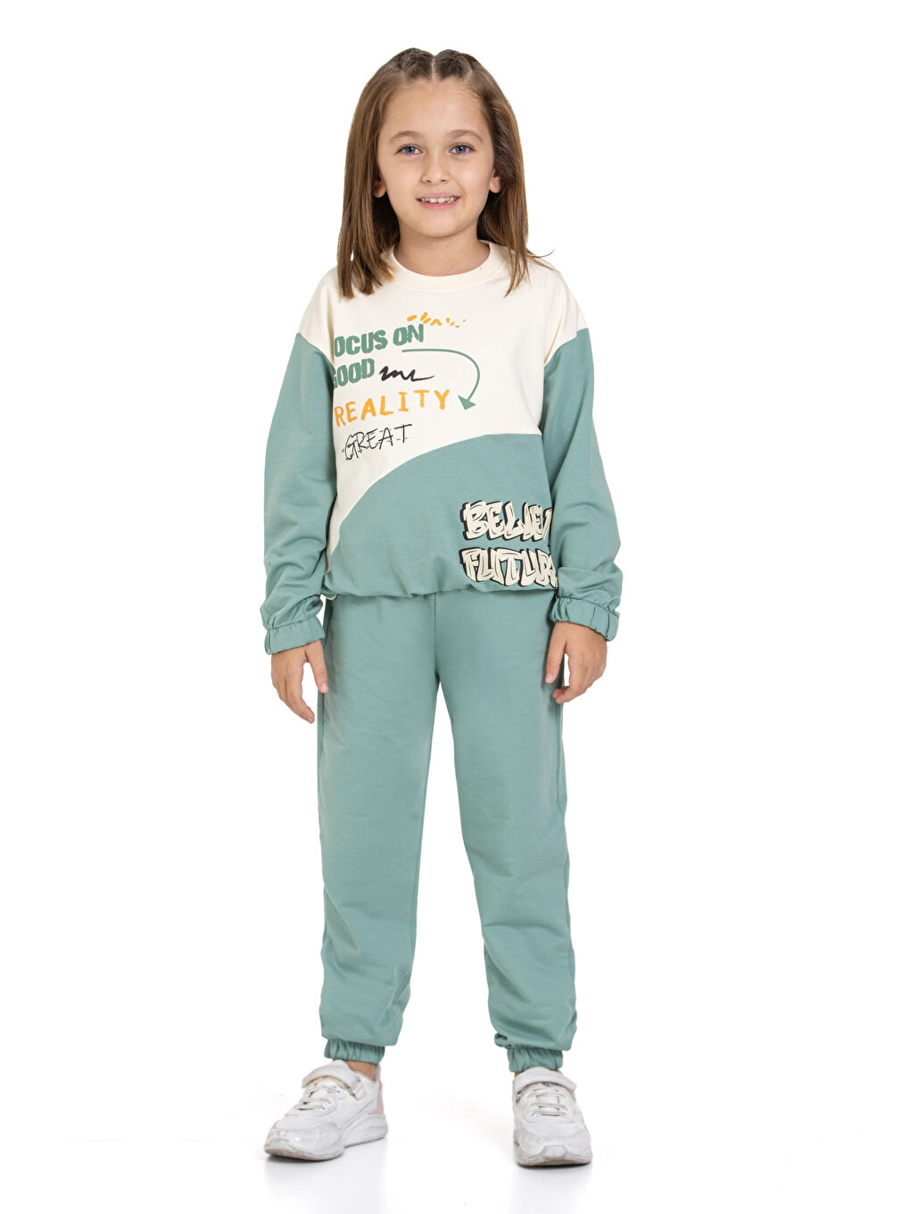 Turkuaz Focus On Good Baskılı Takım 74454