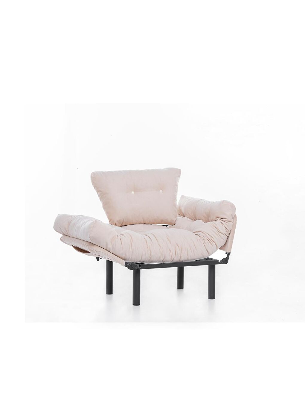 Ekru Nitta Tekli Yataklı Koltuk - Krem-2