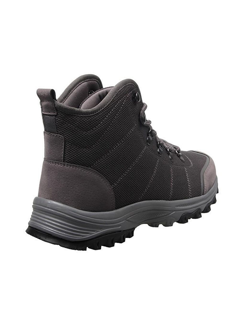 Gri Erkek Füme Trekking Ayakkabı-1